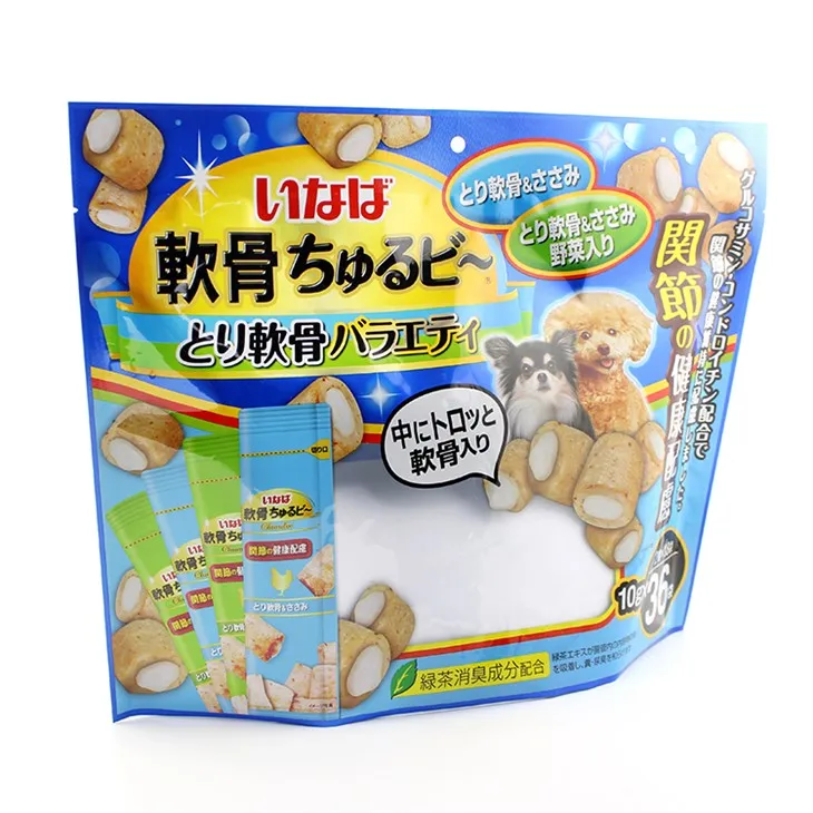 Stand Up Pouch Bosses de menjar per a mascotes